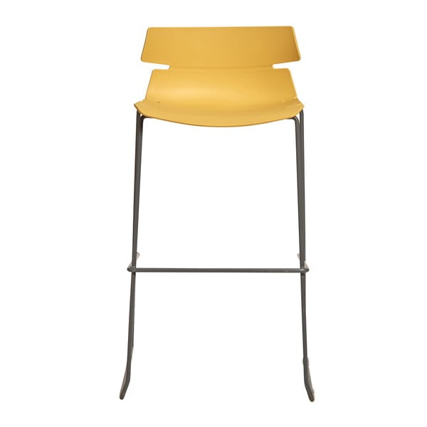 4 dzeltenu bāra krēslu komplekts Marckeric Doris