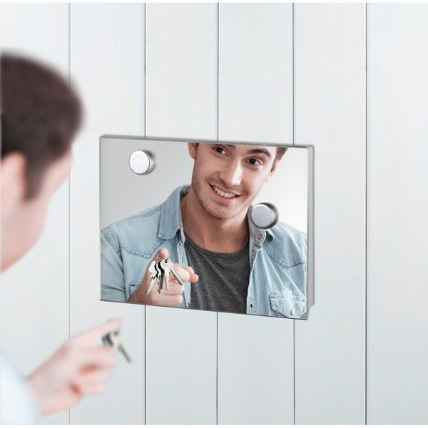 Atslēgu skapis ar magnētisko plāksnīti Wenko Home, 15 x 20 cm-image-4