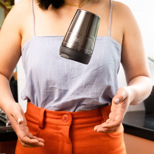 Antracīta pelēka termokrūze 454 ml Helix Therman Nitro Gloss L – KeepCup-image-1