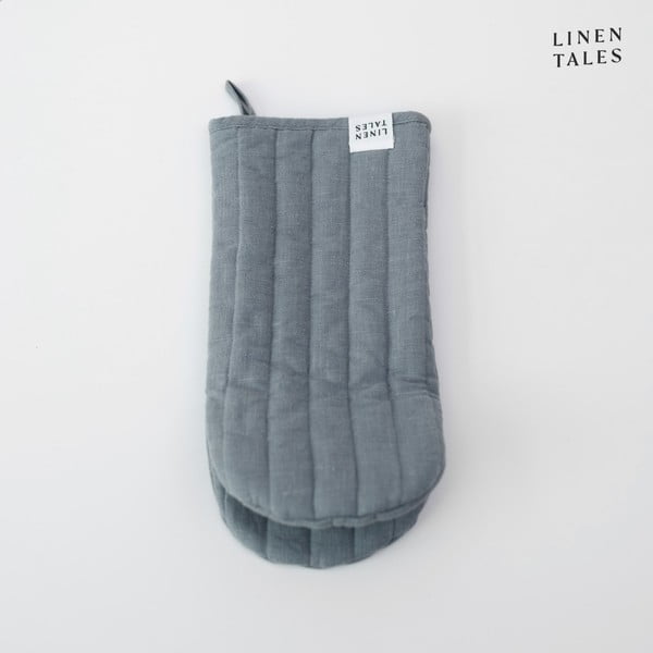 Lina virtuves cimds Blue Fog – Linen Tales-image-2