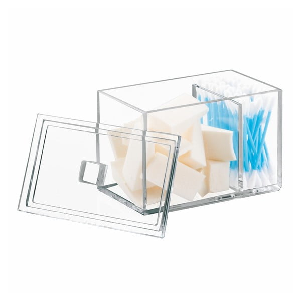 Caurspīdīgs vates kociņu organizators iDesign Luci Divided-image-3