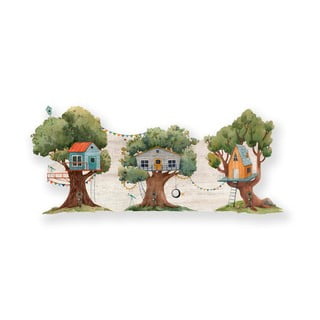 Zaļš bērnu sienas pakaramais Tree House – Little Nice Things
