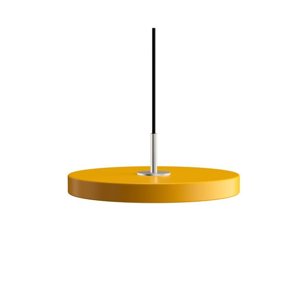 Okera dzeltena LED piekaramā lampa ar metāla abažūru ø 31 cm Asteria Mini – UMAGE