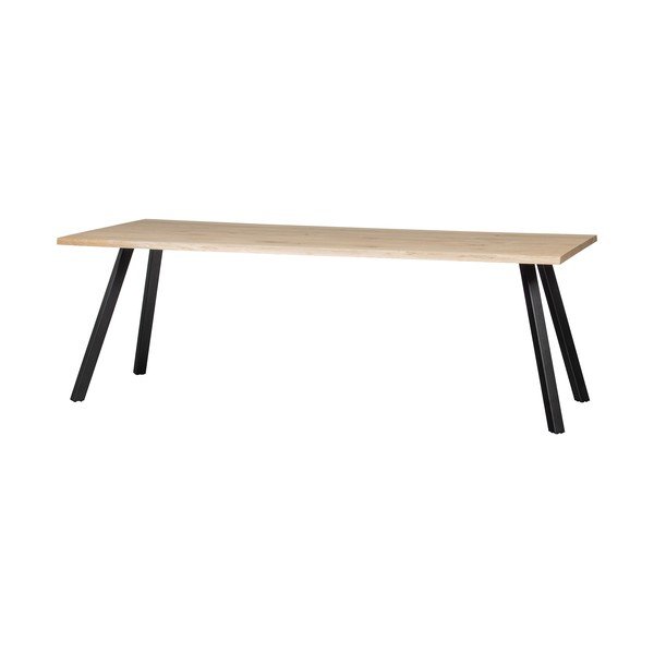 Ēdamistabas galds ar ozolkoka virsmu WOOOD Tablo, 199 x 90 cm-image-3