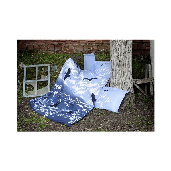 iekļauts lina audums Blue Tatra, 200x220 cm-image-1