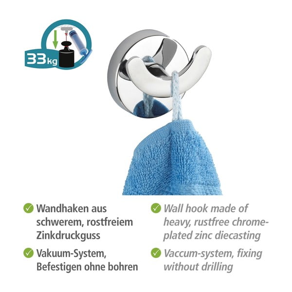 Pašturošs āķis Wenko Vacuum-Loc Capri Duo, slodze līdz 33 kg-image-2