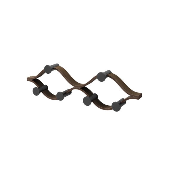 Dabīga toņa gumijkoka masīvkoka sienas pakaramais Montage – Umbra-image-2