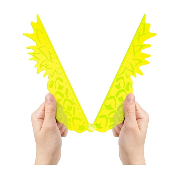 Dzeltens ananāsu lineāls Just Mustard Tropical-image-2