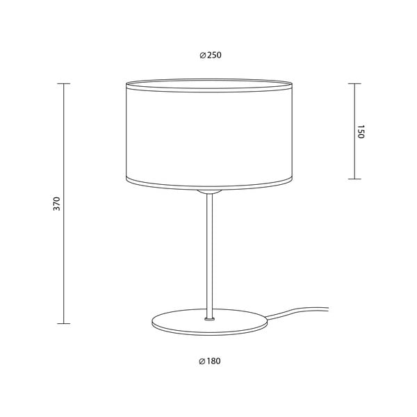 Melna galda lampa Sotto Luce Doce S, ⌀ 25 cm-image-2