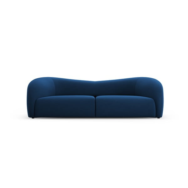 Zils samta dīvāns 237 cm Santi – Interieurs 86