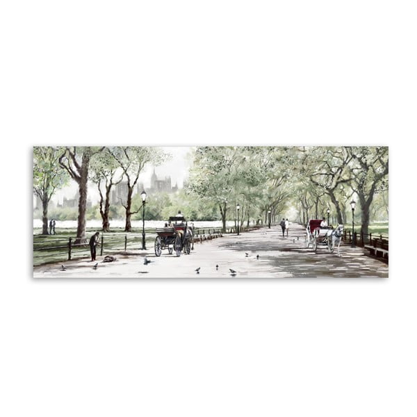 Styler Canvas Watercolor Central Park II, 60 x 150 cm