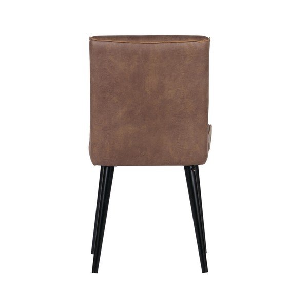 2 gaiši brūnu ādas krēslu komplekts BePureHome Revolution-image-3