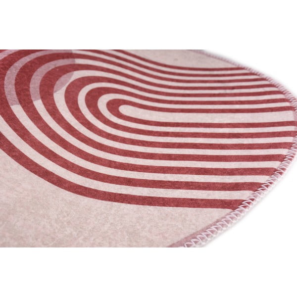 Violets/pelēks apaļš paklājs ø 160 cm – Vitaus-image-2