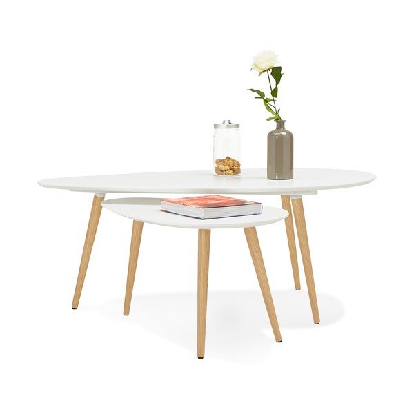 2 uzglabāšanas galdu komplekts Kokoon Design Gosmi-image-4