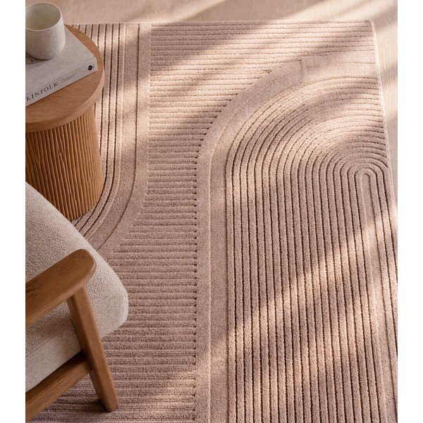 Bēšs mazgājams paklājs 160x230 cm Pompei 1612 – Ayyildiz Carpets-image-1