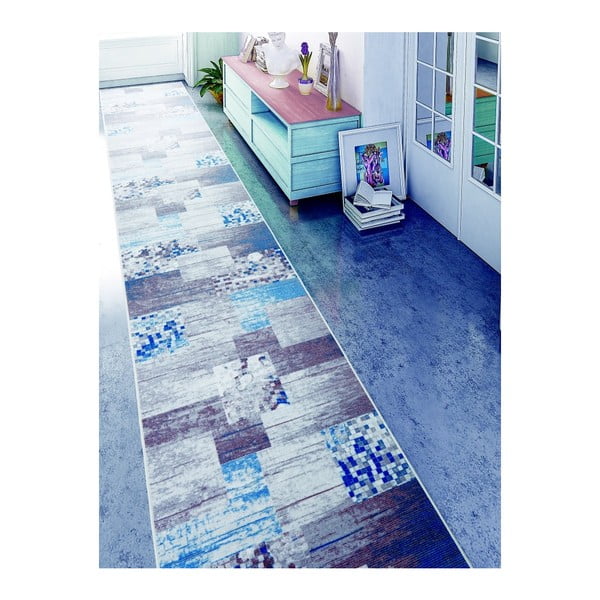 Zils paklājs Muriel Sento, 80 x 160 cm