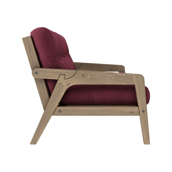 Sarkans dīvāns 204 cm Grab – Karup Design-image-4