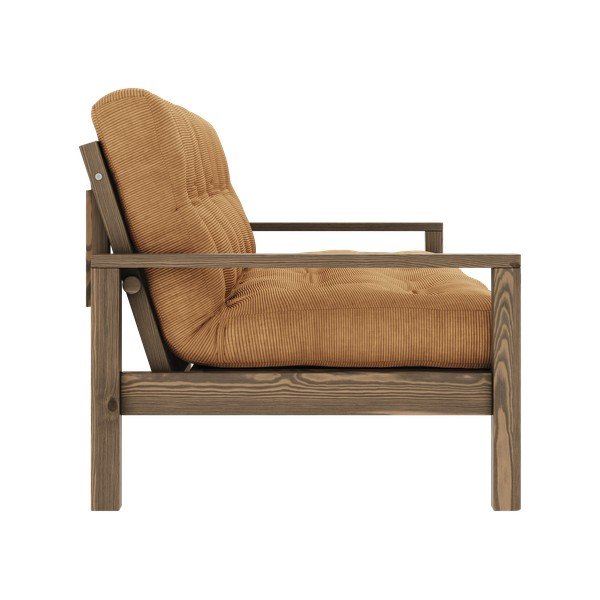 Sinepju dzeltens salokāms dīvāns 205 cm Knob – Karup Design-image-4