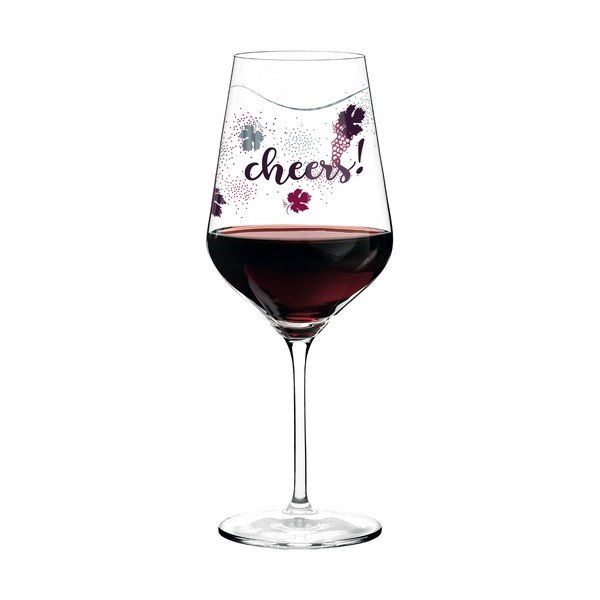 Sarkanā vīna glāze no kristāla stikla Ritzenhoff Lenka Kuhnertova, 580 ml