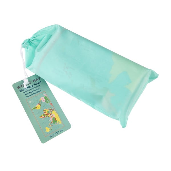 Krāsains mikrošķiedras dvielis Rex London World Map, 70 x 150 cm-image-2