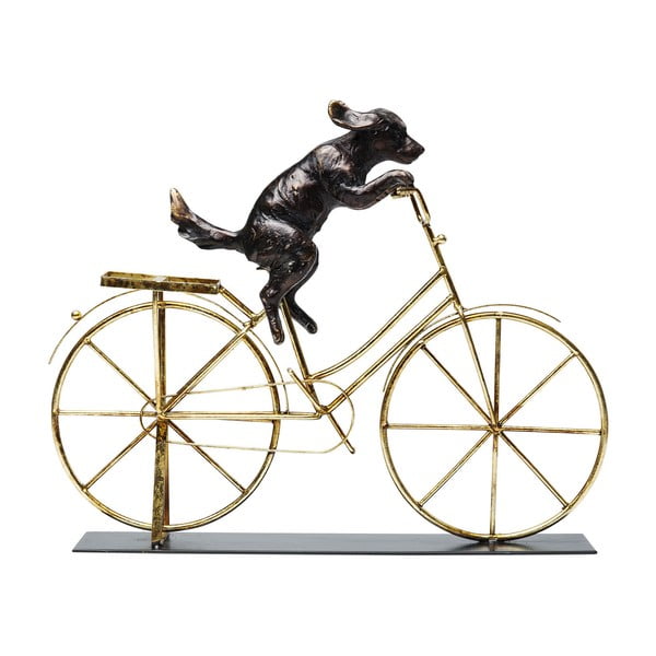Metāla statuete Dog with Bicycle – Kare Design