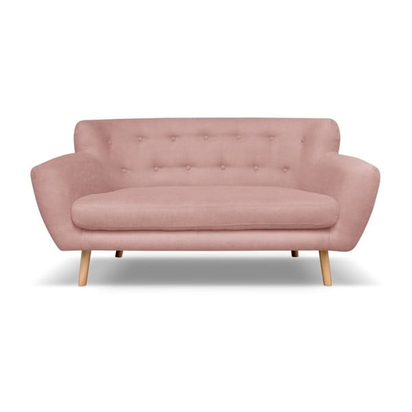 Gaiši rozā dīvāns Cosmopolitan Design London, 162 cm