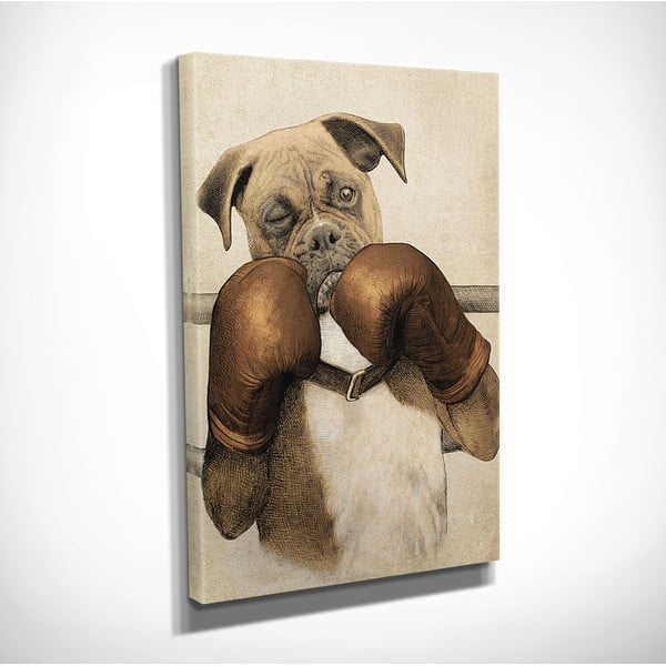 Sienas glezna uz audekla Boxer, 30 x 40 cm-image-3