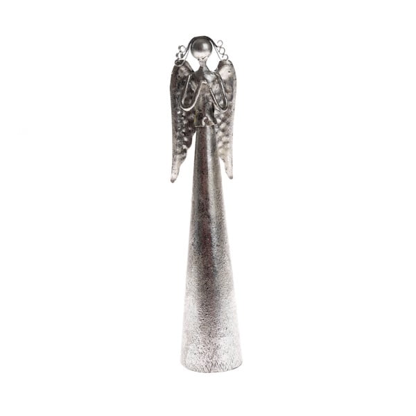 Metāla rotājums lūdzošā eņģeļa formā Dakls, augstums 16,5 cm.
