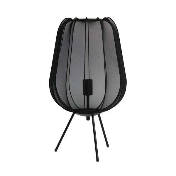 Melna galda lampa (augstums 60 cm) Plumeria – Light & Living-image-2