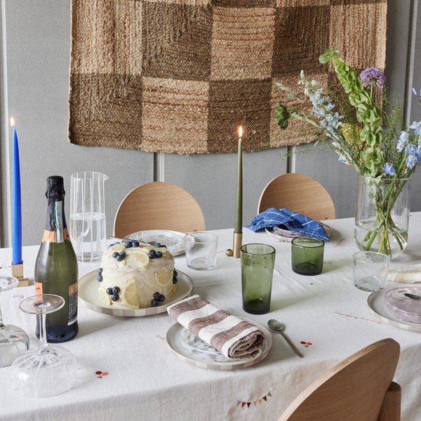 Stikla rokām darināta vāze (augstums 24 cm) Kuki – OYOY Living Design-image-1