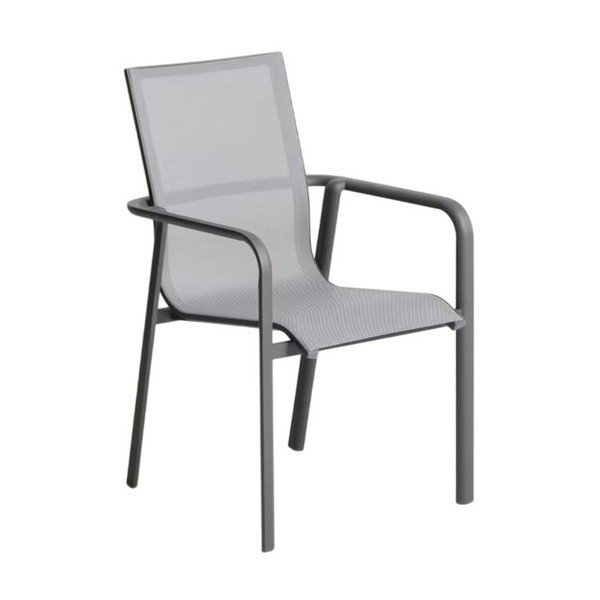 Pelēks dārza krēsls Canea – Kave Home