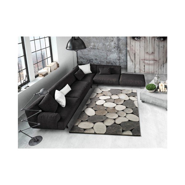 Pelēks paklājs Universal Pebble, 140 x 200 cm-image-1