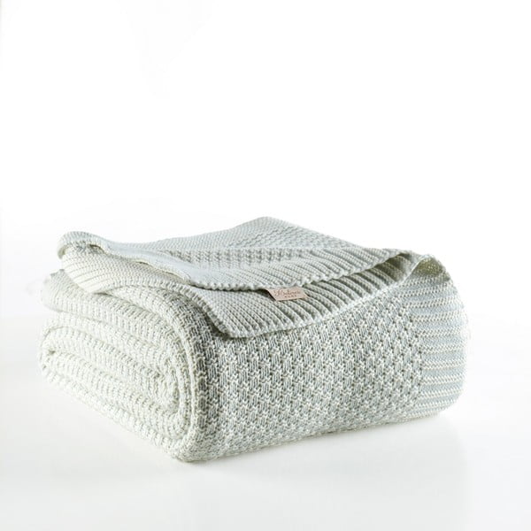 Piparmētru zils gultas pārklājs Silvi, 220 x 240 cm-image-1