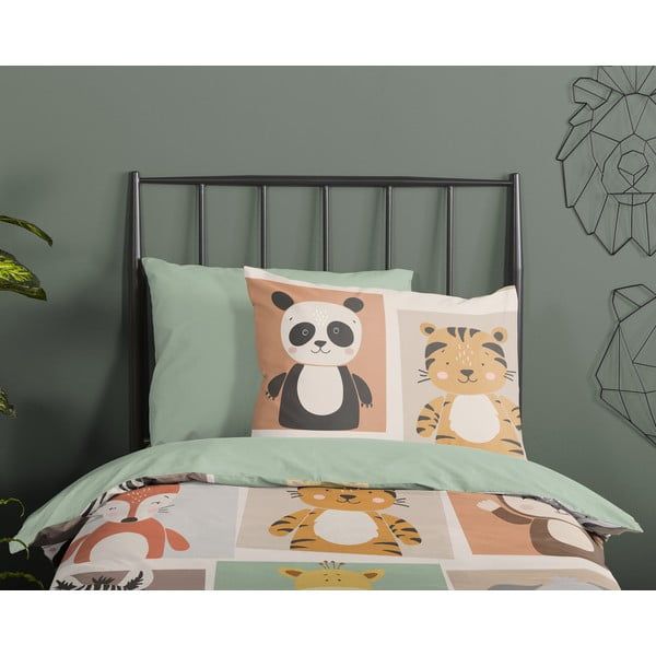 Vienguļamā mikrošķiedras bērnu gultas veļa 140x220 cm Ranger – Good Morning-image-2