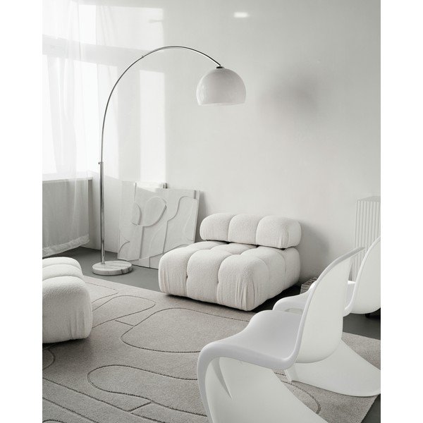 Gaiši pelēks vilnas paklājs 133x190 cm Morphic – Agnella-image-2