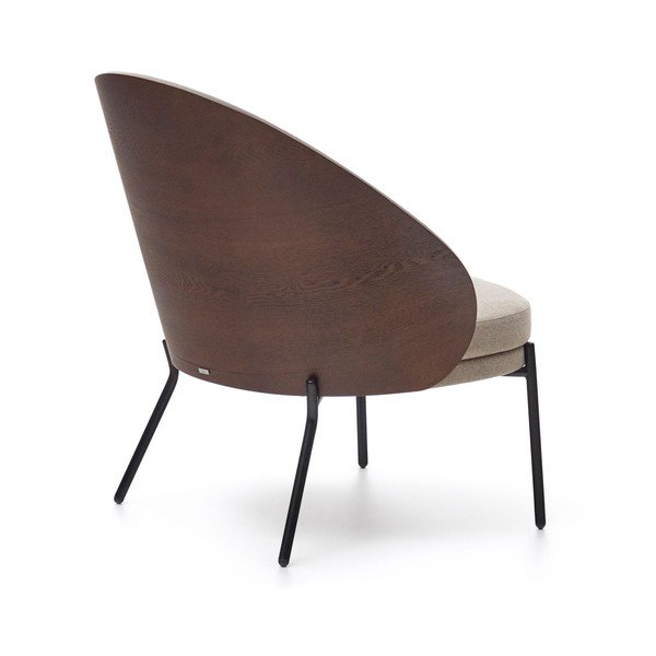 Gaiši brūns atpūtas krēsls Eamy – Kave Home-image-4