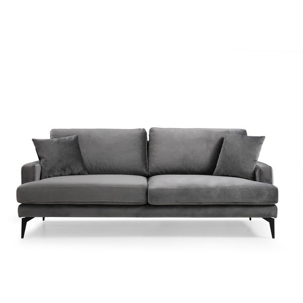 Pelēks dīvāns 205 cm Papira – Balcab Home