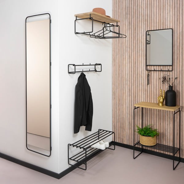 Sienas spogulis ar pakaramo 40x60 cm Clint – Spinder Design-image-2