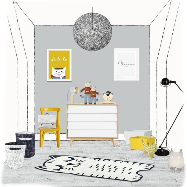 Bērnu paklājs Nattiot Charlie, 80 x 150 cm-image-1