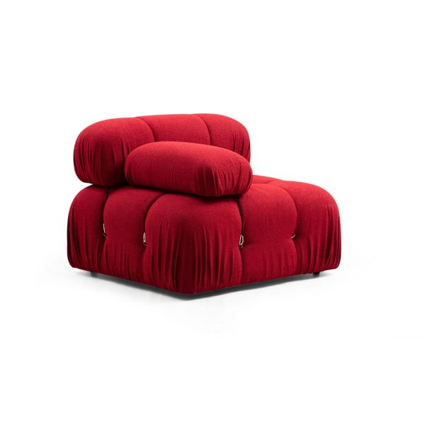 Sarkans modulārais dīvāns (ar kreiso stūri) Bubble – Artie