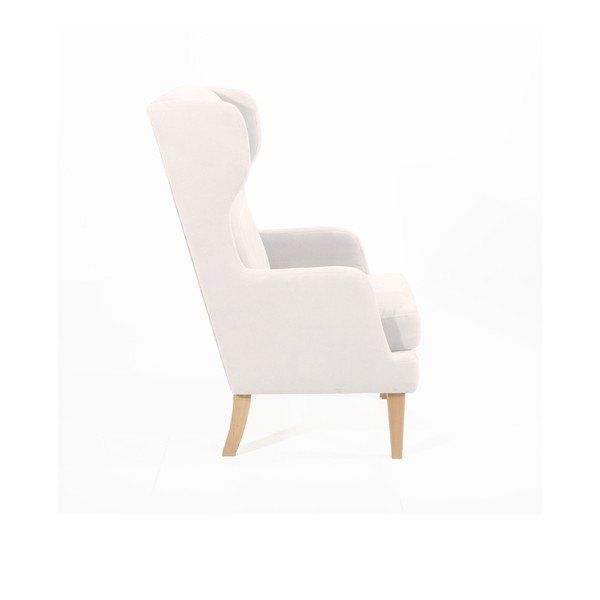 Krēmkrāsas atzveltnes krēsls Max Winzer Bennet Suede-image-4
