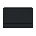 Melns vīna skapis 89x61 cm Mistral 004 – Hammel Furniture