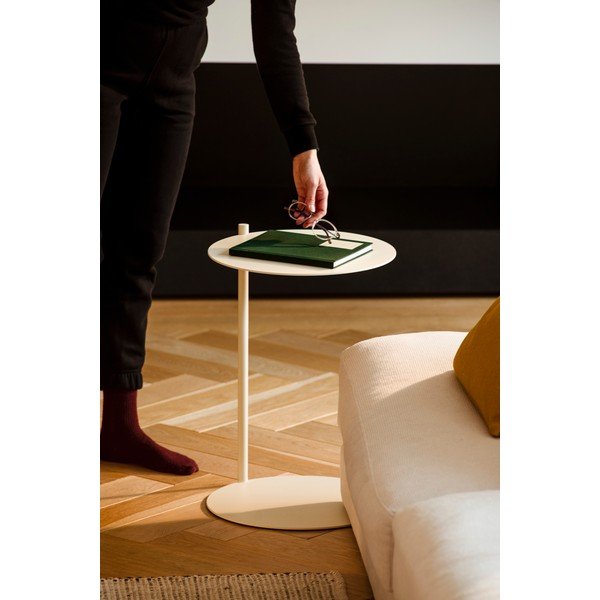 Tērauda apaļš sānu galdiņš 41x40 cm Ande – noo.ma-image-4