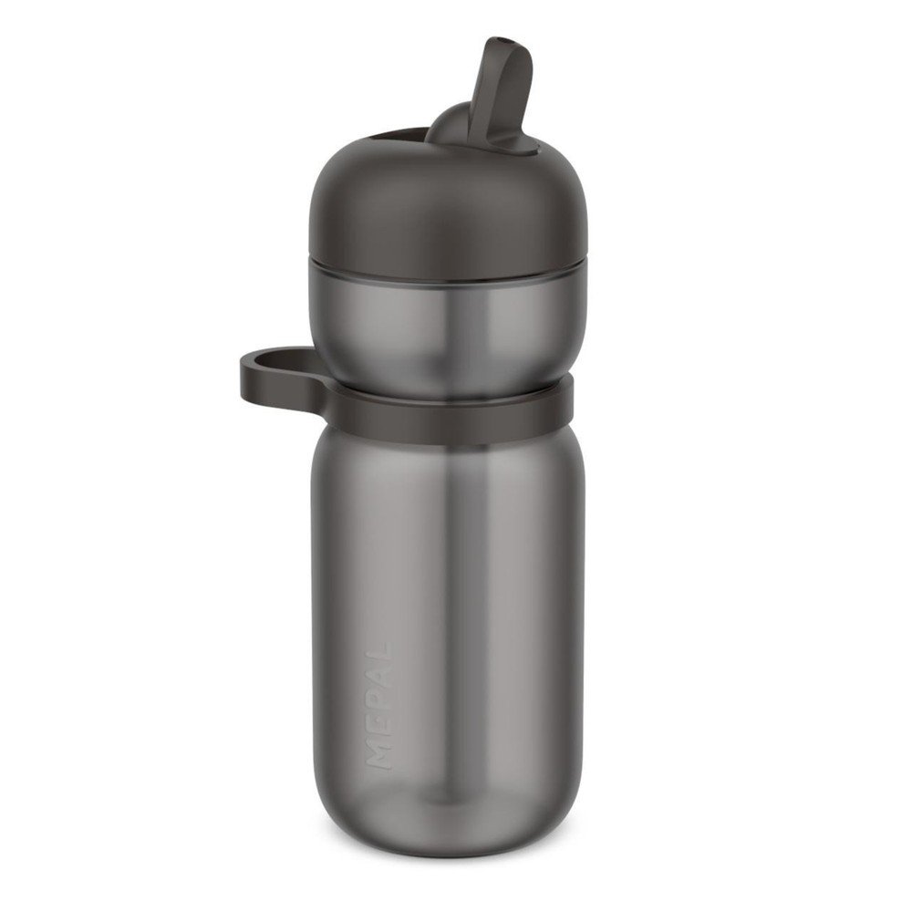 Antracīta pelēka plastmasas pudele 600 ml
