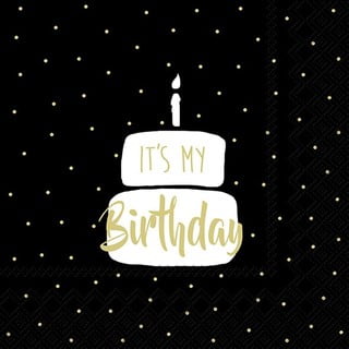 Papīra salvetes (20 gab.) It's My Birthday – IHR