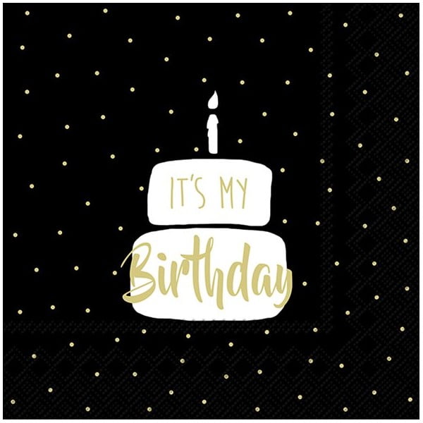 Papīra salvetes (20 gab.) It's My Birthday – IHR