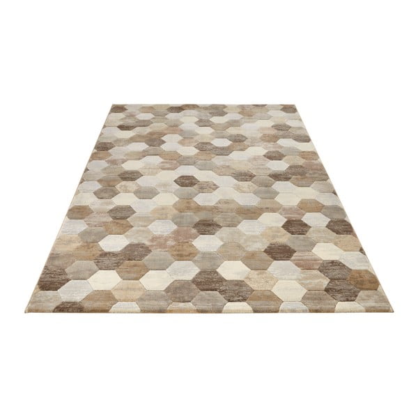 Brūns un krēmkrāsas paklājs Elle Decoration Arty Manosque, 80 x 150 cm-image-3