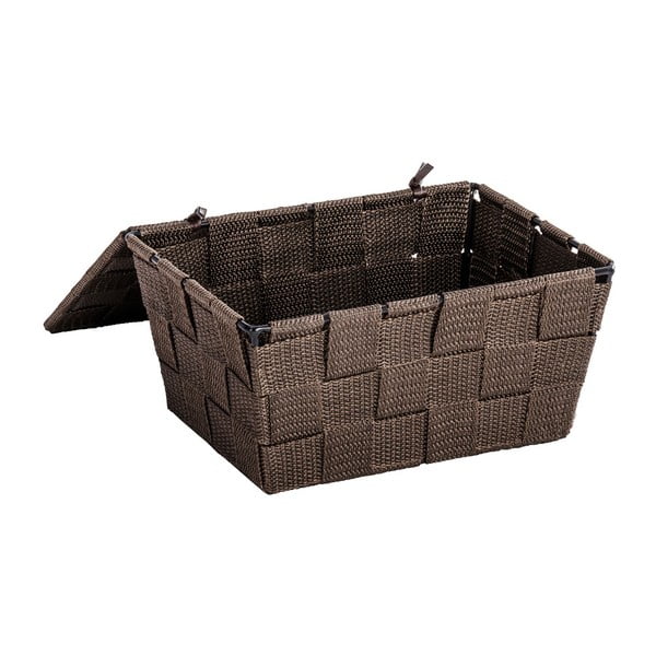 Brūns grozs ar vāku Wenko Adria, 14 x 19 cm-image-1