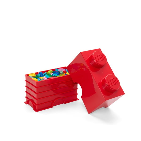Sarkana dubultā glabāšanas kaste LEGO®-image-4