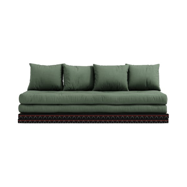 Izvelkamais dīvāns Karup Design Chico/Olive Green